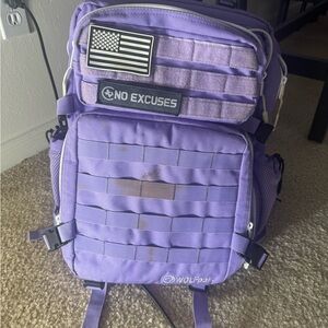 Purple Wolfpak Mealprep Backpack